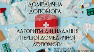 Презентація "Домедична допомога. Алгоритм надання першої домедичної допомоги"