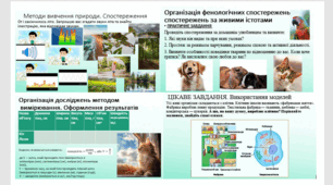 Презентація «Організація спостережень,  експерименту, вимірювання, моделювання, робота з джерелами знань. Практичні роботи»   "Пізнаємо природу" 6 клас НУШ