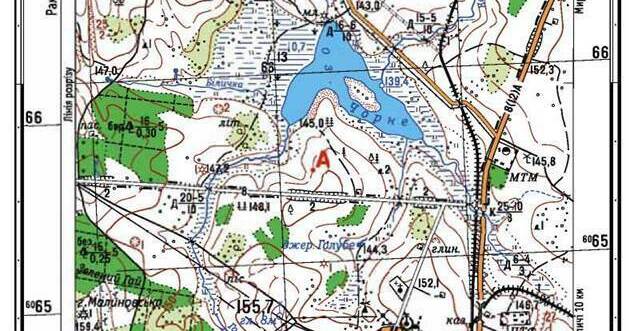 Топографічна карта | Тест на 23 запитання. Географія