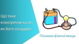 Тест з уроку Пізнаємо природу для 6 класу на тему «Що таке електричне коло і як його складати»