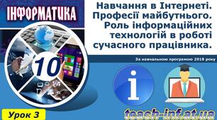 Інструктаж з БЖД. Навчання в Інтернеті. Професії майбутнього – аналіз тенденцій на ринку праці. Роль інформаційних технологій в роботі сучасного працівника.