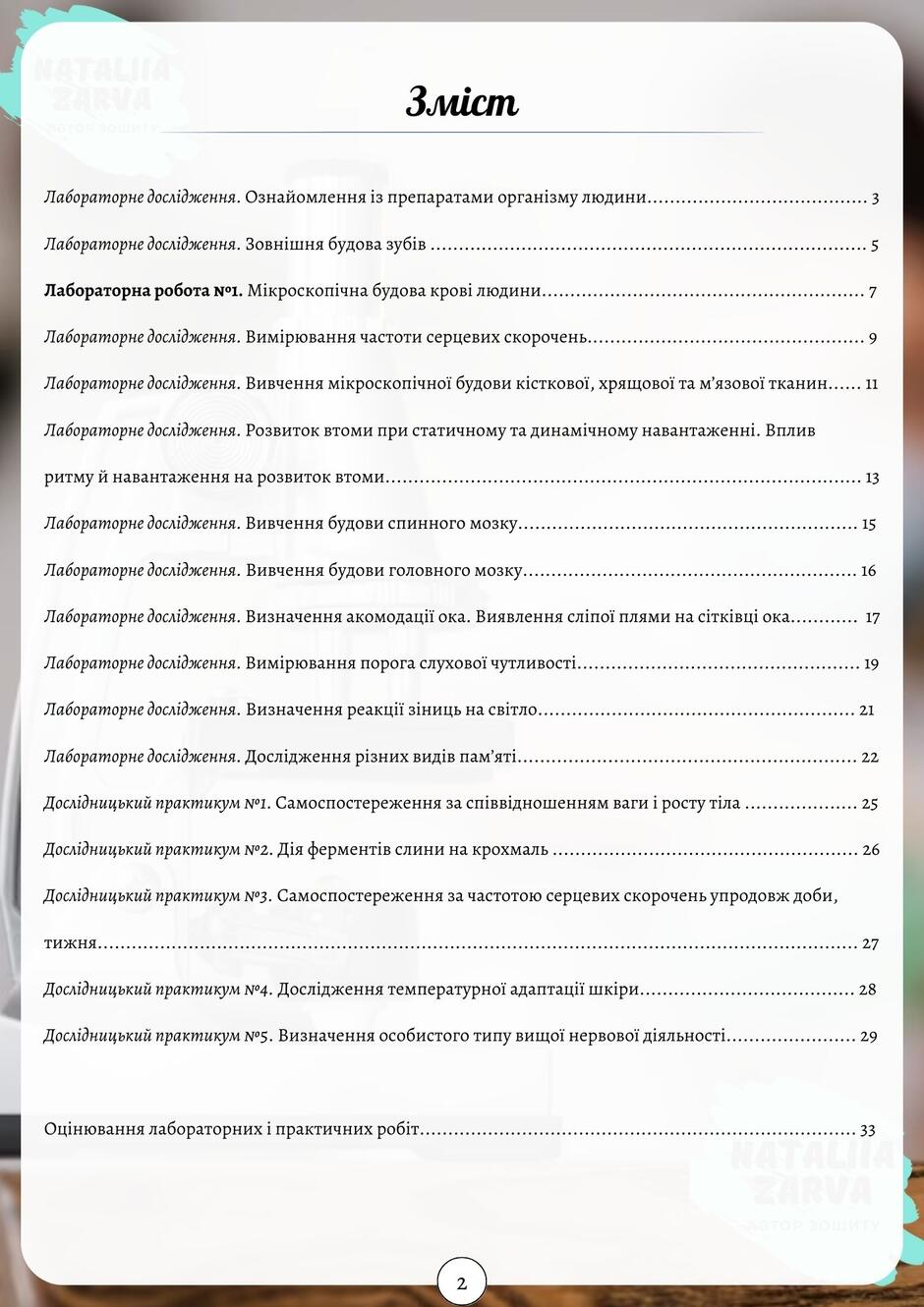 Зошит для лабораторних робіт 8 клас СОБОЛЬ | Інші методичні матеріали.  Біологія