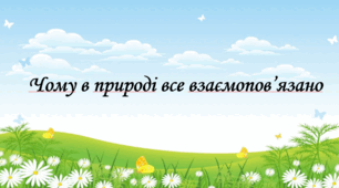 Презентація на тему: "§ 3. Чому в природі все взаємопов’язано " Пізнаємо природу. 6 клас. Гільберг