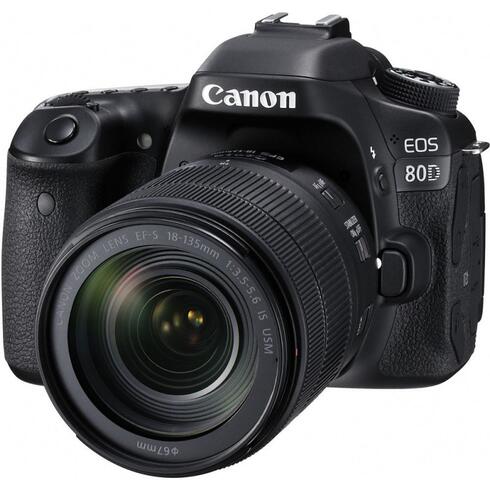 Купить - Canon Фотоаппарат Canon EOS 80D + EF-S 18-135mm IS nano USM Kit (Официальная гарантия)