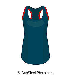 The sports t-shirt icon, cartoon style. The sports t-shirt icon in cartoon style isolated on background for any web design. | CanStock