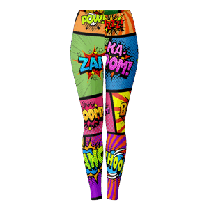 Cartoon Crazy Leggings – Bling Designs Clothing