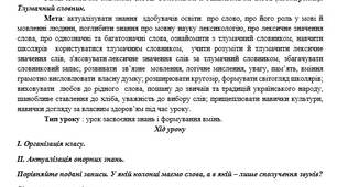 План-конспект на тему: "Лексичне значення слова. Однозначні й багатозначні слова (повторення). Тлумачний словник" (за книгою Заболотного 2020 року)