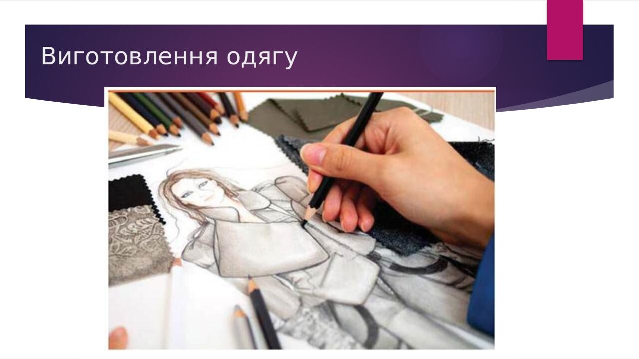 Виготовлення одягу