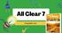 All Clear 7. Діагностичний тест для 7 класу (освітні втрати)