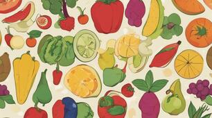 Вірші для дітей "Book for Kids. Funny Fruits and Vegetables Poetry"