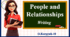 Презентація " People and Relationships. Writing"
