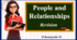 Презентація " People and Relationships. Revision"