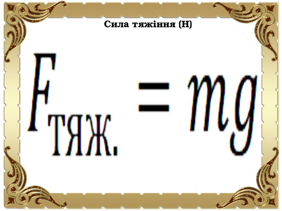 Презентація "Формули з фізики" | . Фізика