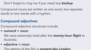 6.7 Compound nouns and adjectives: practice