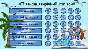 Інтерактивна гра за романом "П'ятнадцятирічний капітан"