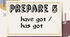 Prepare 5. THINGS IN MY ROOM.Вживання have got / has got