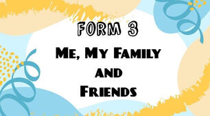 Form 3. ME, MY FAMILY AND FRIENDS. Діагностувальна робота з теми.