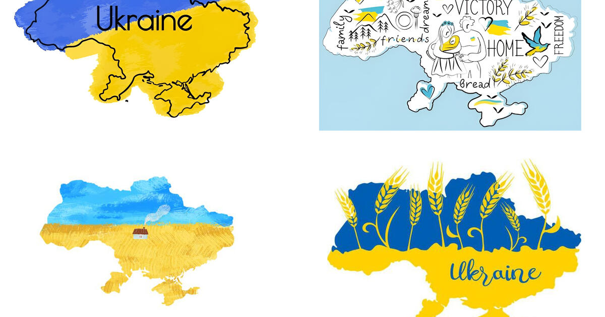 Набір плакатів "Карта України" | Ілюстрації. Дидактичні матеріали