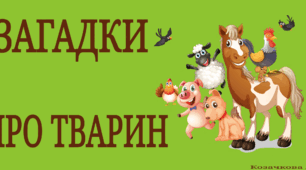"Загадка про тварин" Добірка загадок про тварин