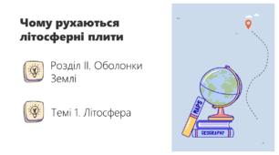 Презентація на тему: "Чому рухаються літосферні плити", 6 клас НУШ
