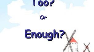 Too/enough
