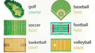 2.1 Sports. Places for sports.