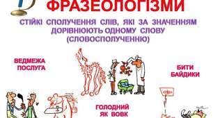 10. Основні групи фразеологізмів. Синонімія та антонімія фразеологізмів