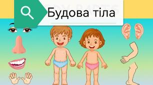 Відеозаняття для дітей дошкільного віку "Будова тіла"