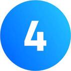 Цифра 4 – Бесплатные иконки: образование