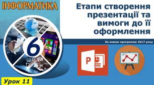 Тема № 2. Комп’ютерні презентації. Інструктаж з БЖД. Етапи створення комп’ютерної презентації.