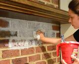 How To Whitewash A Brick Wall Or Fireplace | Young House Love