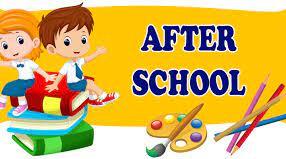 After school. The Internet