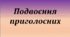 Подвоєння приголосниx
