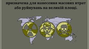 Тест 02.10.2023 Зброя масового ураження