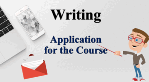 Презентація "Application for the Course"