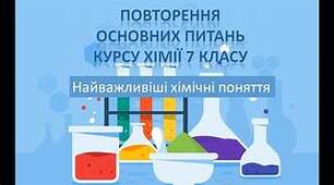Повторення найважливіших питань курсу хімії 7 класу