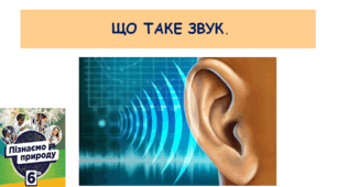 Презентація "Що таке звук".