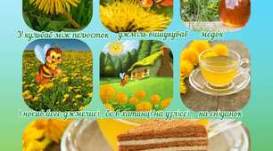 Вивчення вірша Тетяни Чорновіл "Кульбаба" за мнемотаблицею