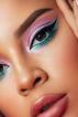 Beautiful Woman With Bright Makeup Stock Photo - Download Image Now - Make- Up, Ceremonial Make-Up, Stage Make-Up - iStock