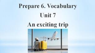 Prepare 6. Vocabulary. Unit 7. An exciting trip
