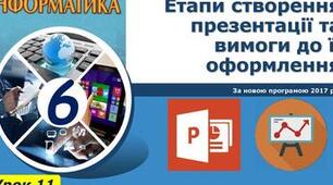 Інструктаж з БЖД. Етапи створення комп’ютерної презентації.