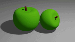 Файл виконаної роботи "BLENDER. 3D.  Моделювання яблука "