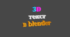 Файл виконаної роботи "BLENDER. 3D. Моделювання 3D напису "
