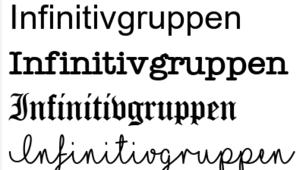 Infinitivgruppen