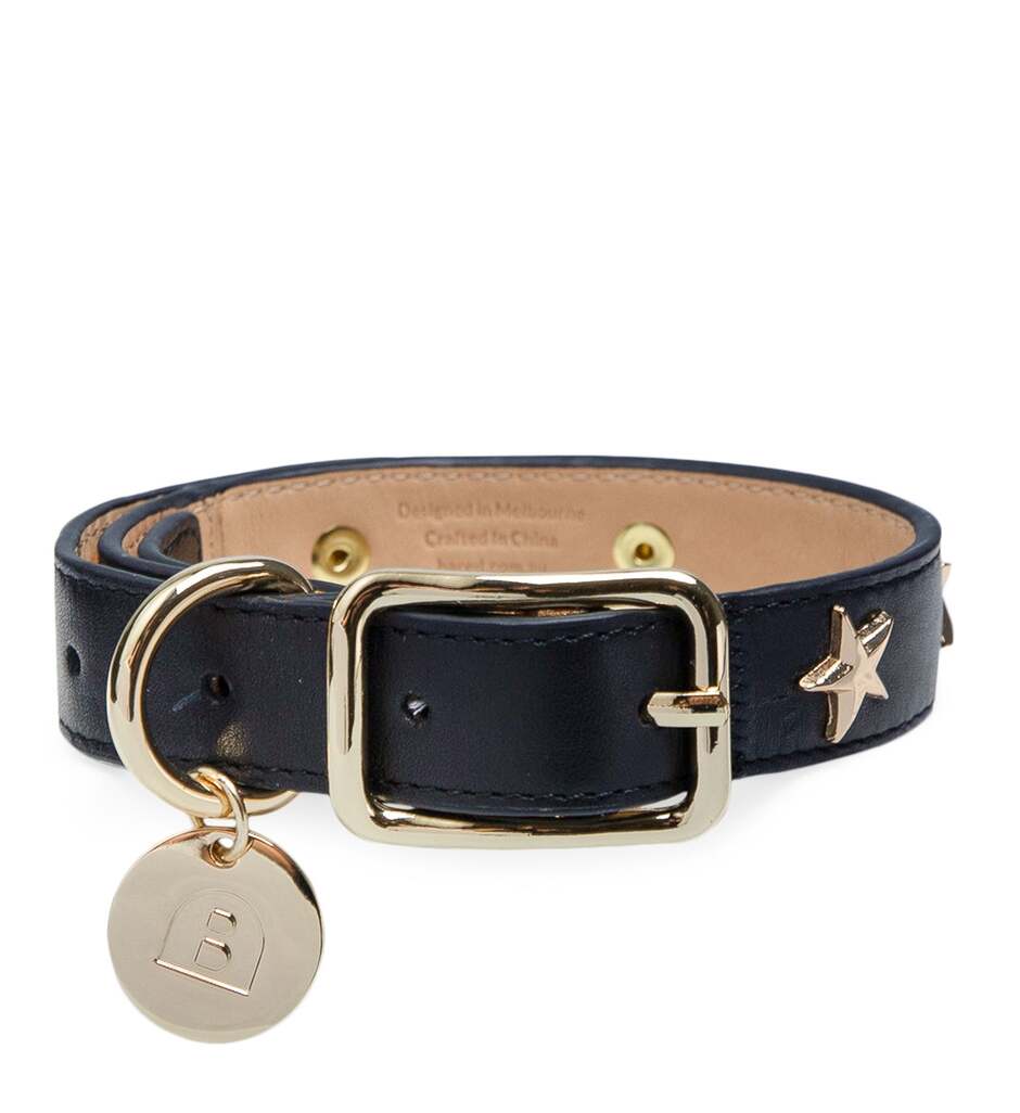 Dog Collar Black Leather | Bared Footwear