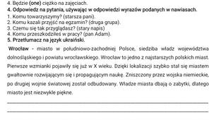 Sprawdzian z języka polskiego dla uczniów 8 klasy (jedzenie, restauracja, chrzest).Контрольна робота № 1 з польської мови для учнів 8 класу за підручником "Польська мова" Л. Біленька-Свистович, М. Ярмолюк, О. Слюсар для 8 класу (4-й рік навчання).
