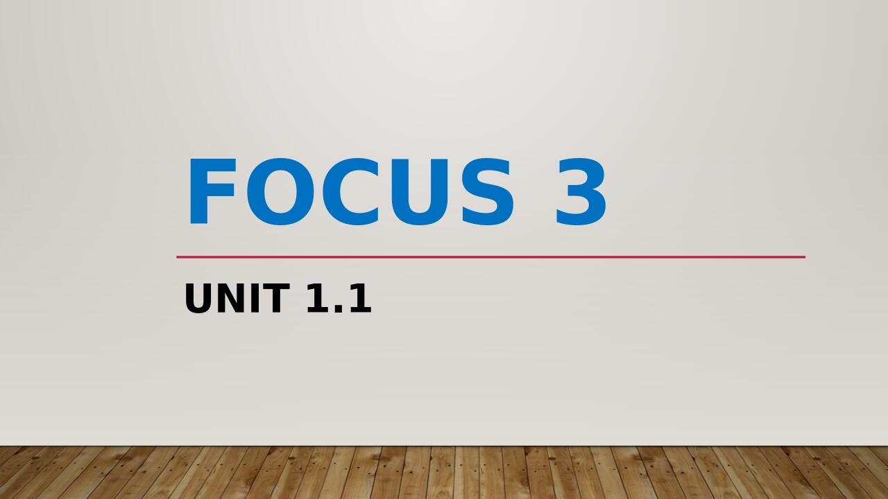 Mini Matura Unit 3 Focus 3 Odpowiedzi - Презентація "Focus 3 Unit 1.1 Vocabulary" | . Англійська мова
