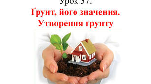 Конспект уроку з природознавства для 5 класу на тему "Урок 37 Ґрунт, його значення. Утворення ґрунту"