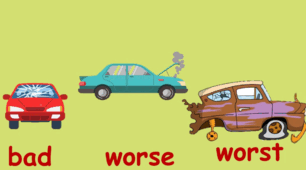 Degrees of comparison of adjectives (exceptions)