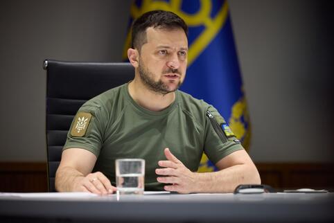 Володимир Зеленський під час онлайн-участі в саміті лідерів «Групи семи» окреслив основні напрямки взаємодії України та G7 — Офіційне інтернет-представництво Президента України